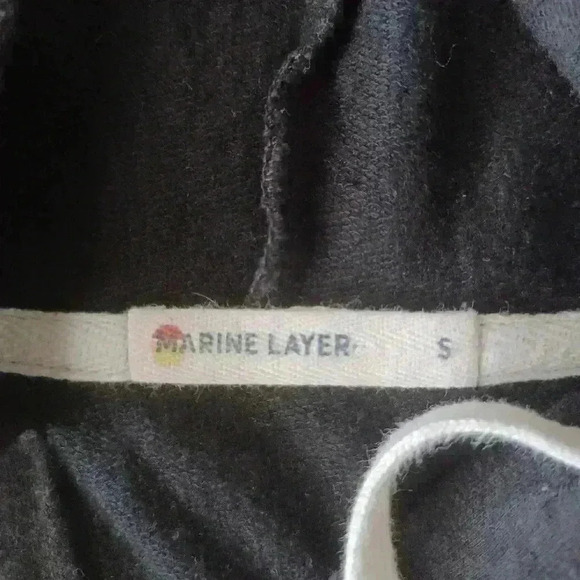 Marine Layer Unisex Black Creativity for All Full Zip Hoodie S - Picture 10 of 14